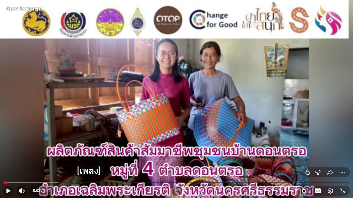 สัมมาชีพชุมชนบ้านทุ่งคา
